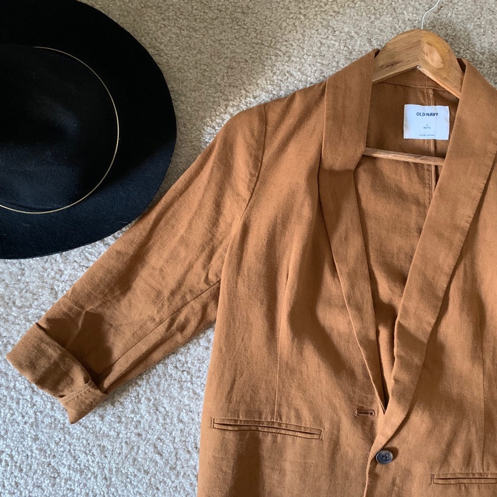 Old Navy Linen Blazer